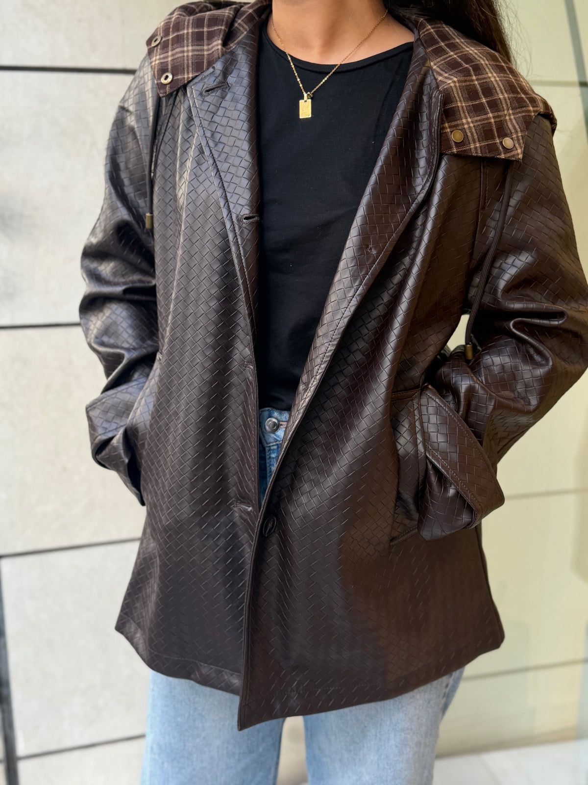 Chaqueta Polipiel E. Cuadros