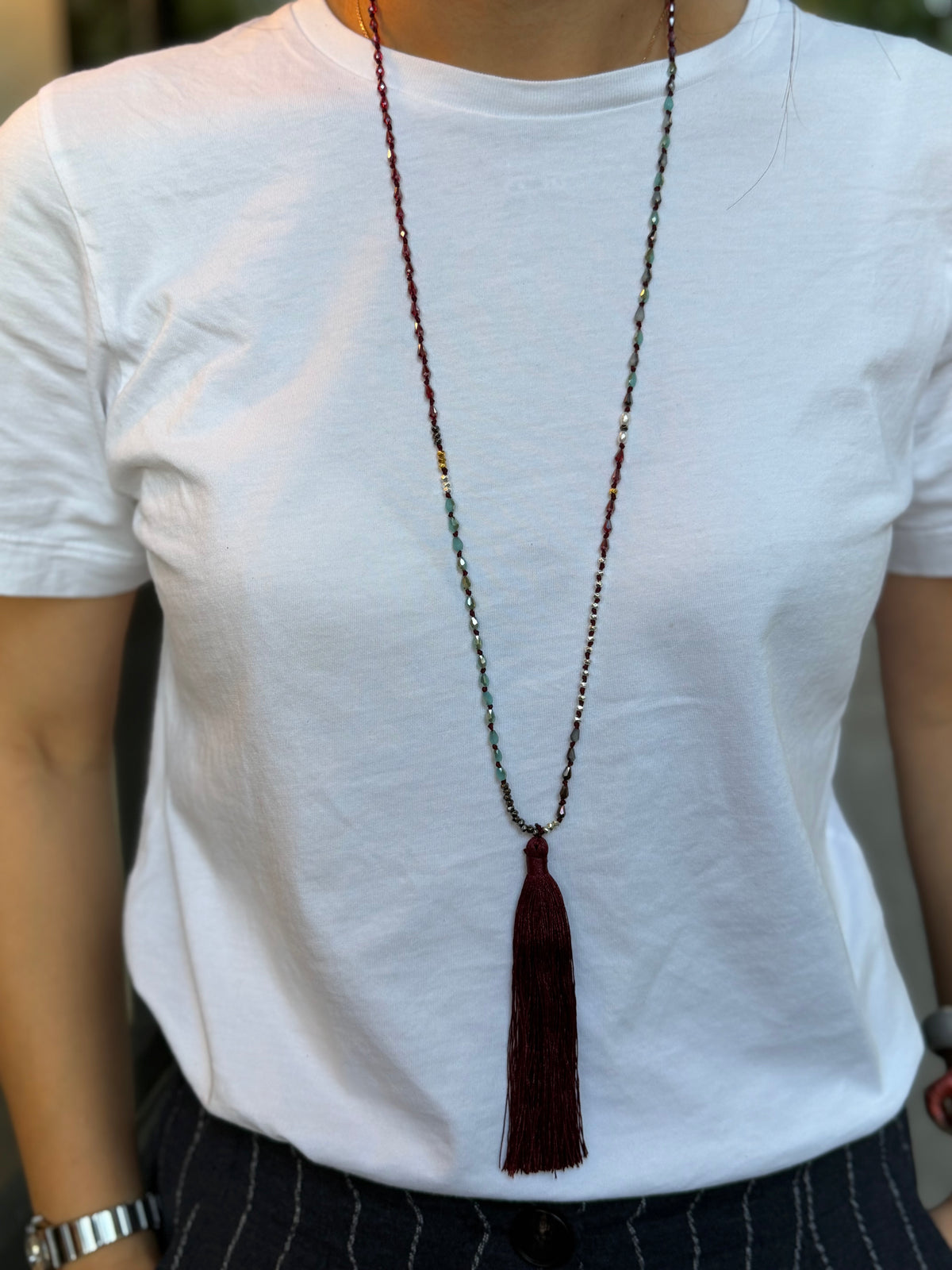 Collar Borla Granate