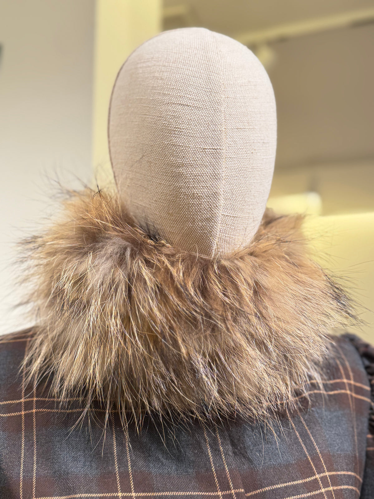 Cuello Piel Natural Elástico