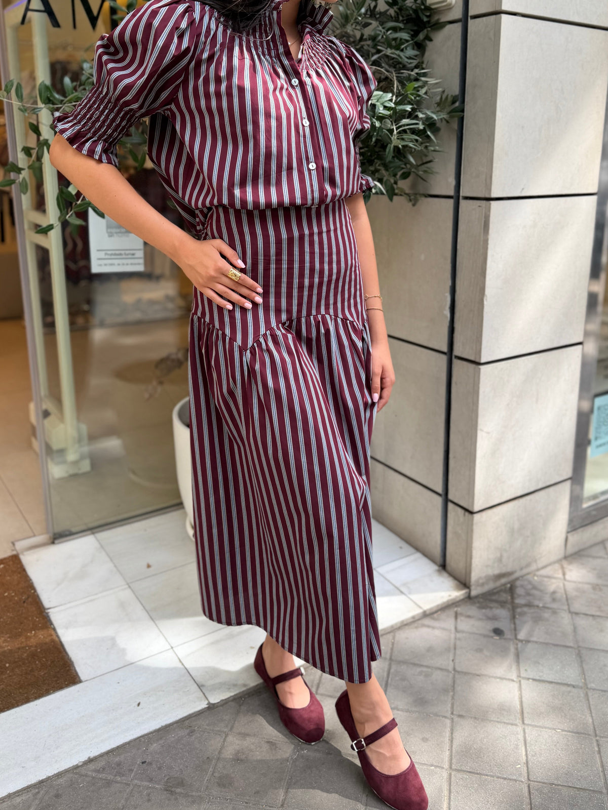 Falda Estampado Corte Bajo