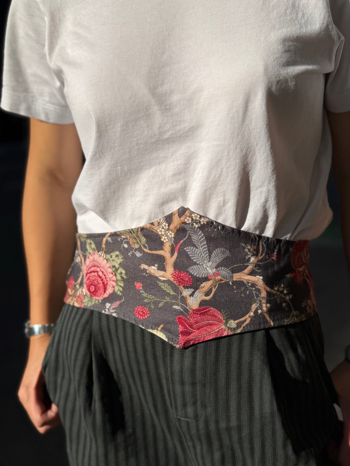 Fajín Estampado Flores Bosque