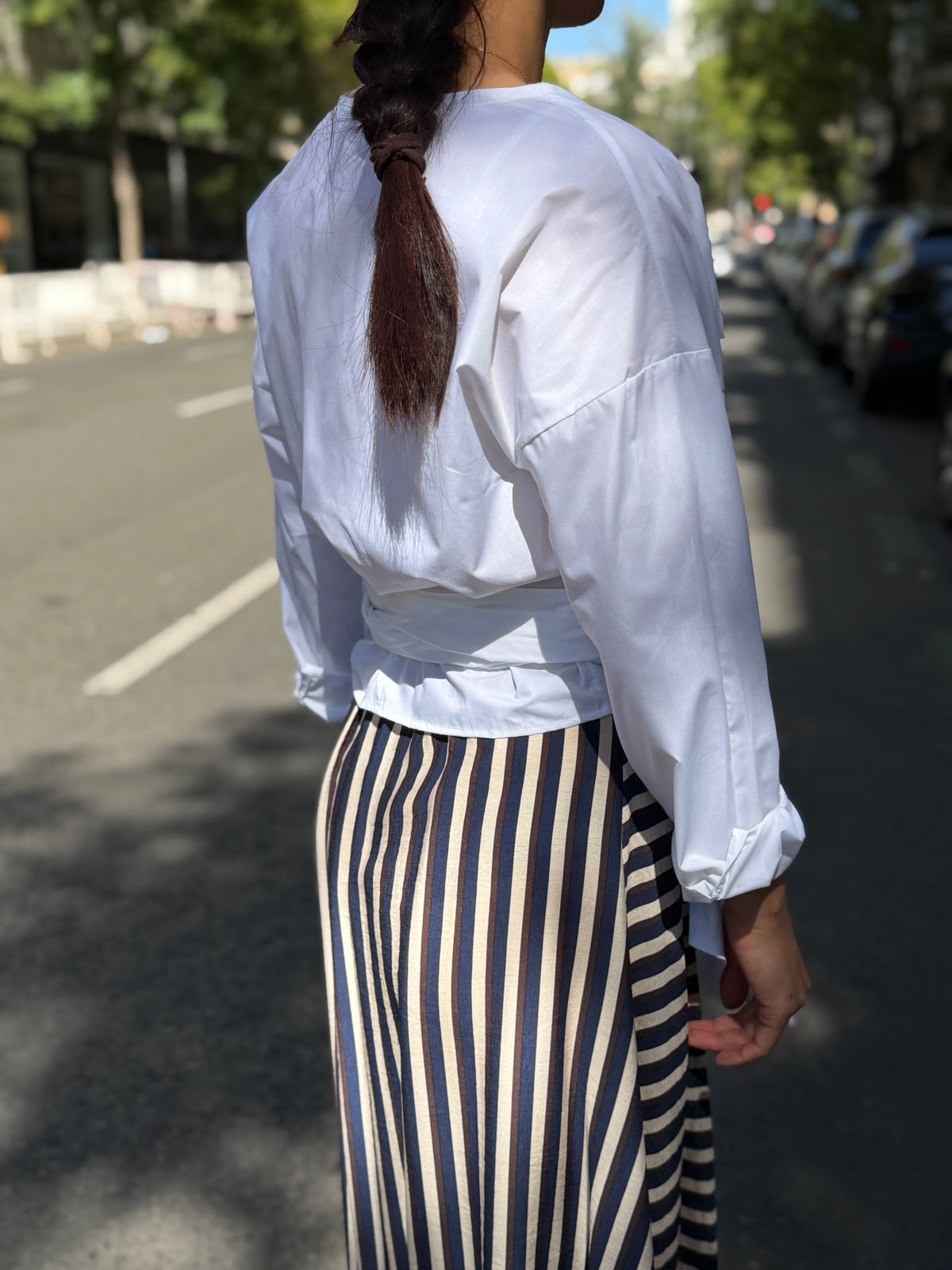 Blusa Lisa Atado Cintura