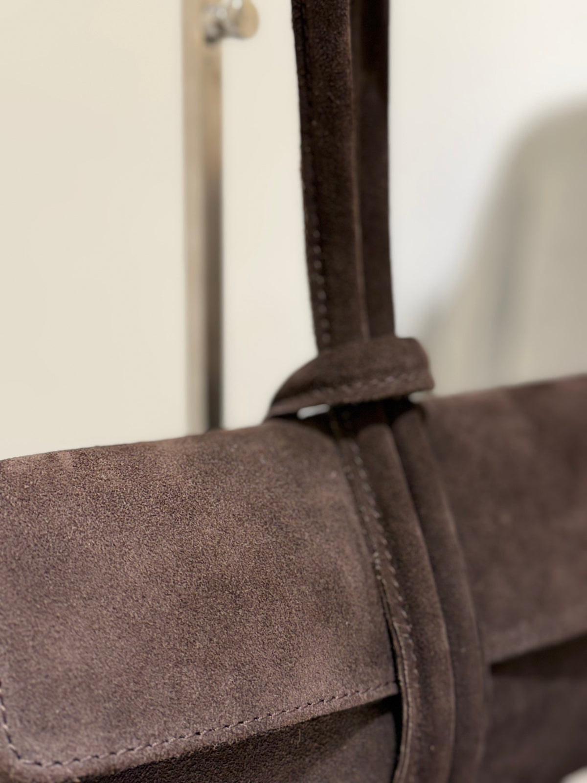Bolso Piel Cerraje Oreo Marrón