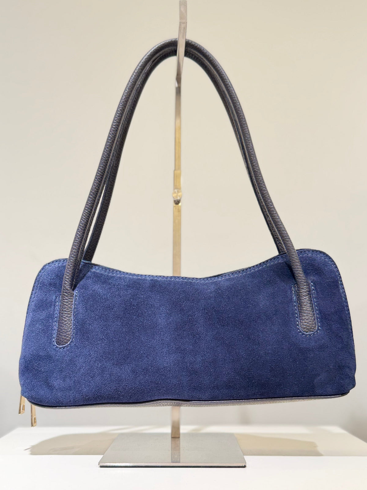 Bolso Piel Miou Azul Marino