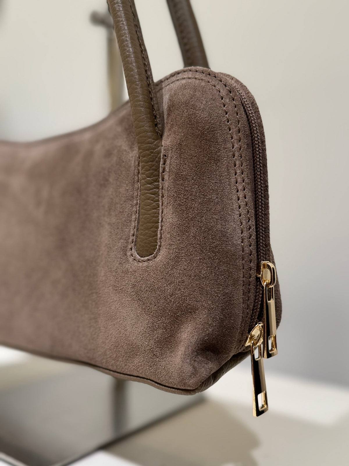 Bolso Piel Miou Taupe