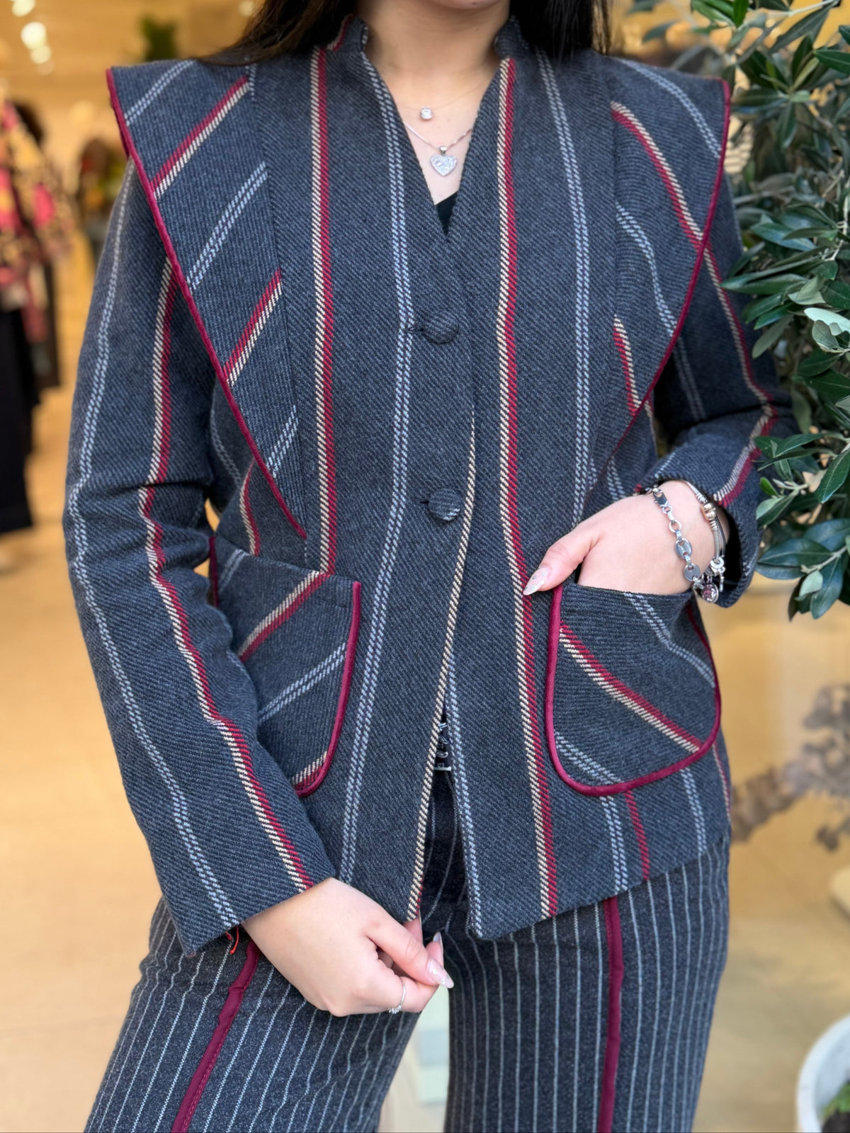 Chaqueta Sabrina Volante Raya