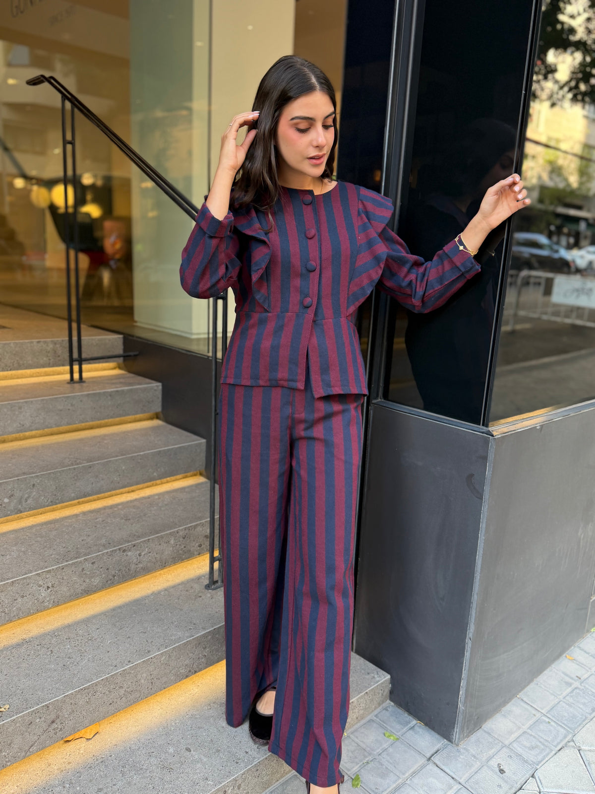Pantalón Raya Bicolor