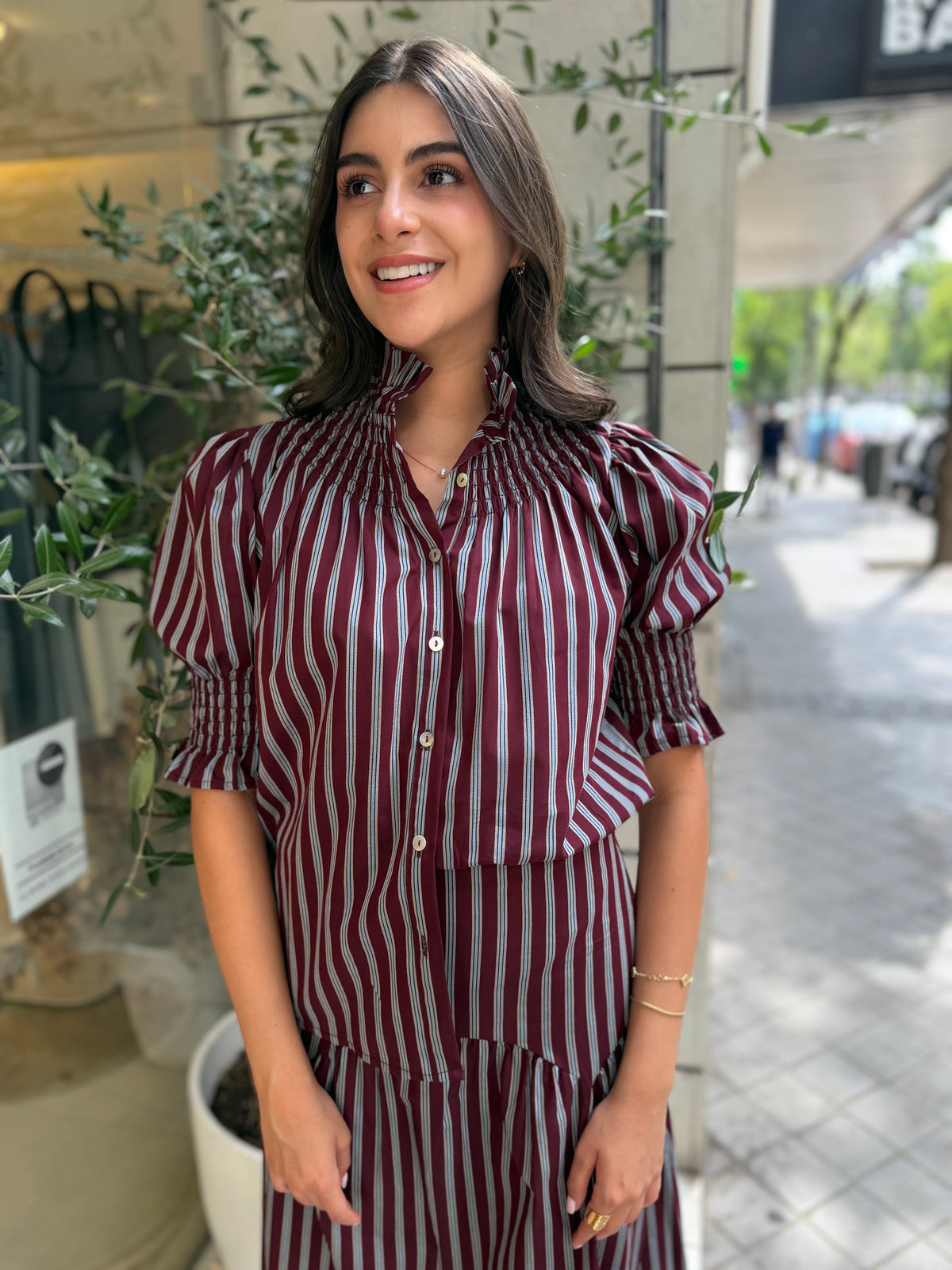 Camisa Cuello Elastic Dibujo