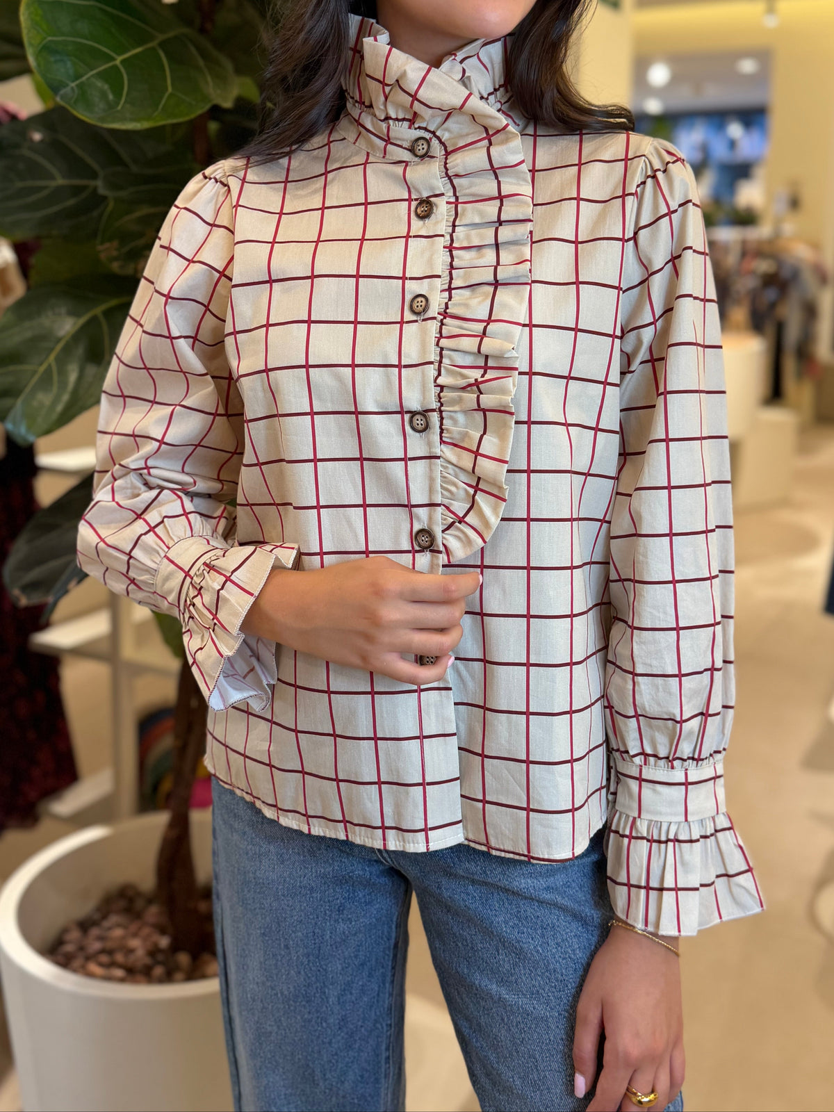 Camisa Líneas Cruzadas