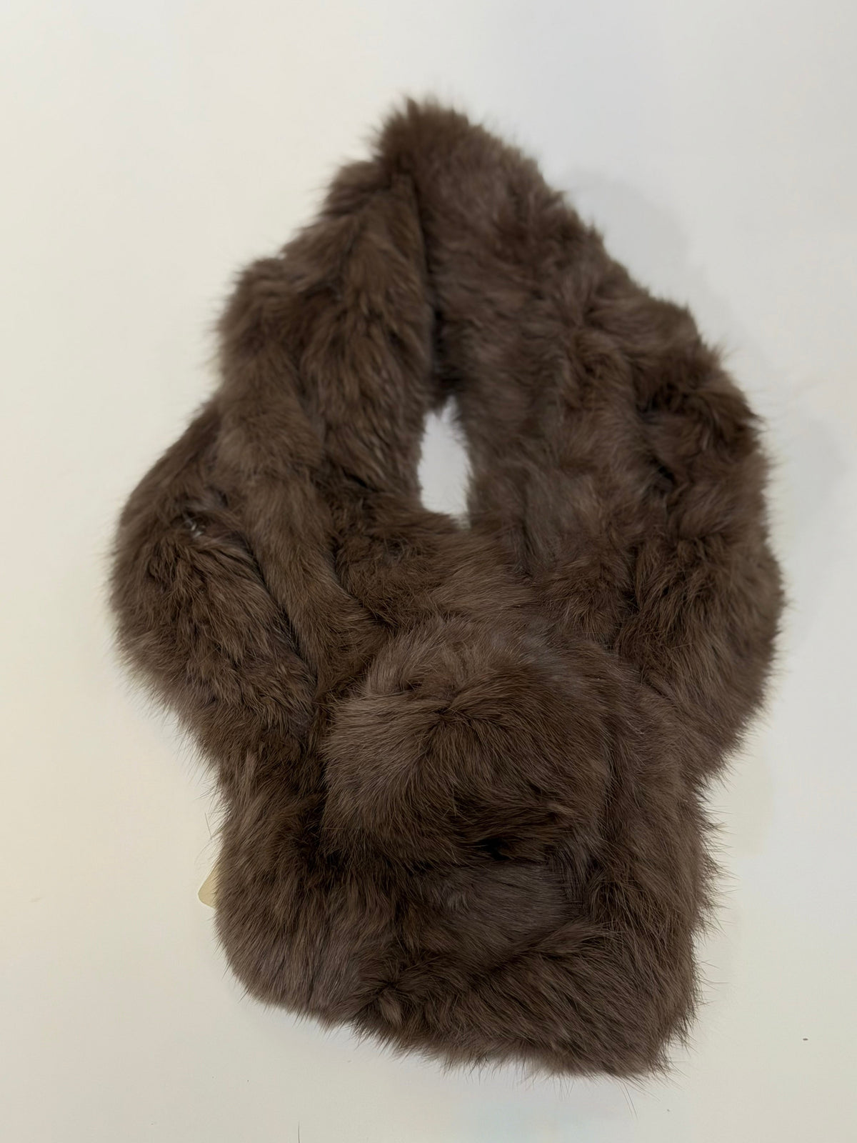 Cuello Piel Natural Taupe