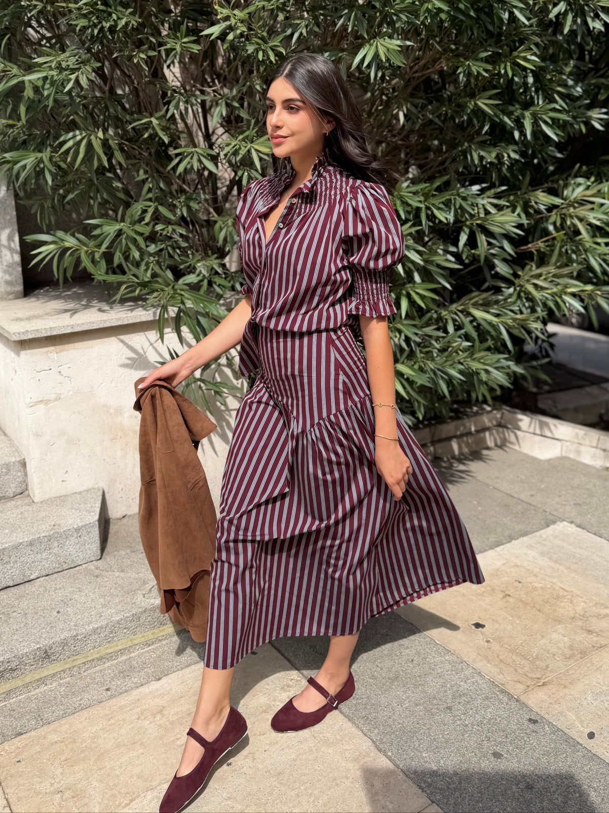 Falda Estampado Corte Bajo