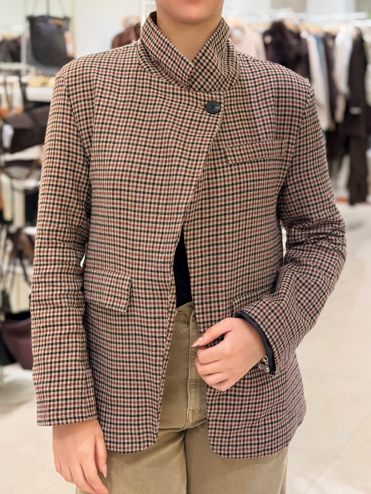 Chaqueta Cuadros Vichy