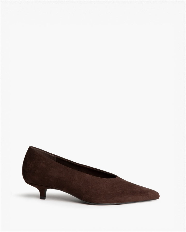 ZAPATOS SALON TACON FINO CAFE