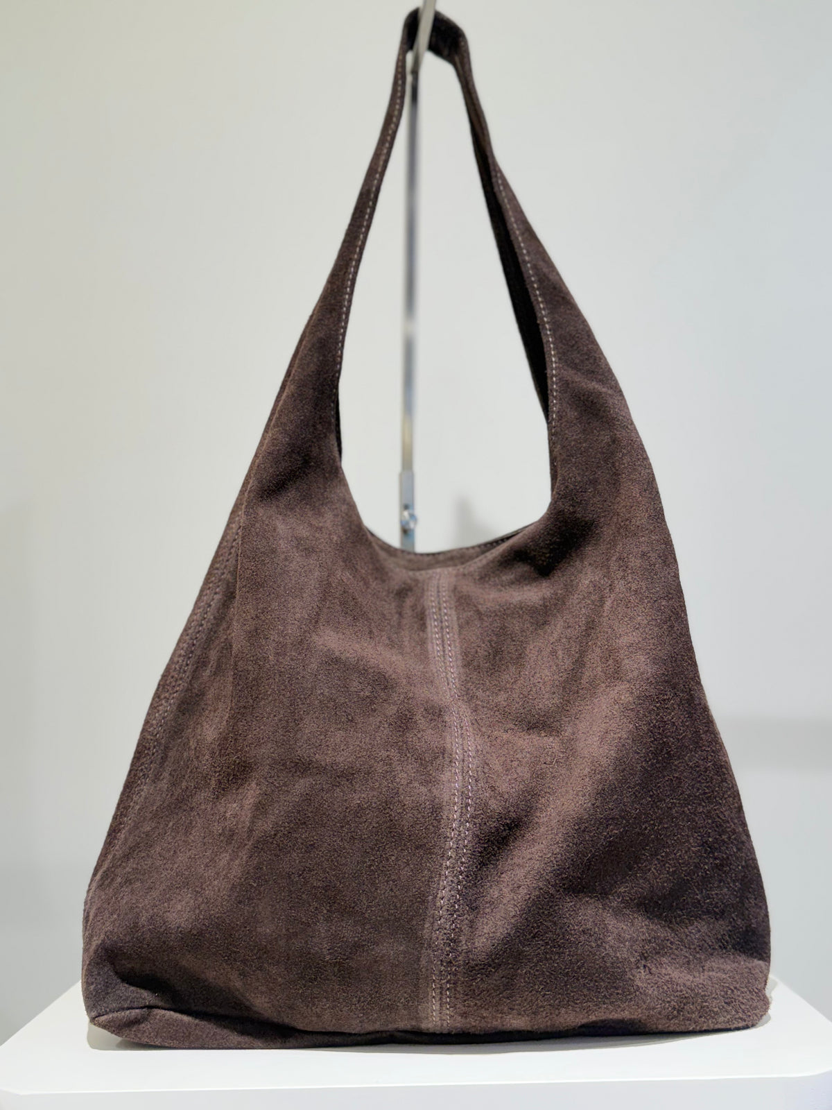 Bolso Saco Ante Marrón