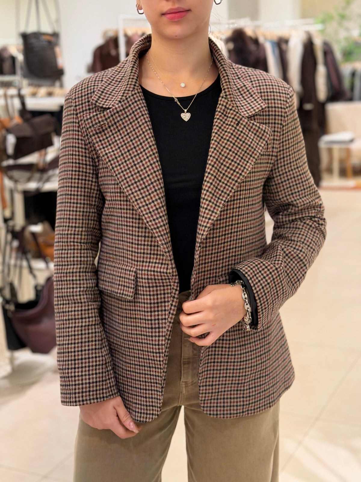 Chaqueta Cuadros Vichy