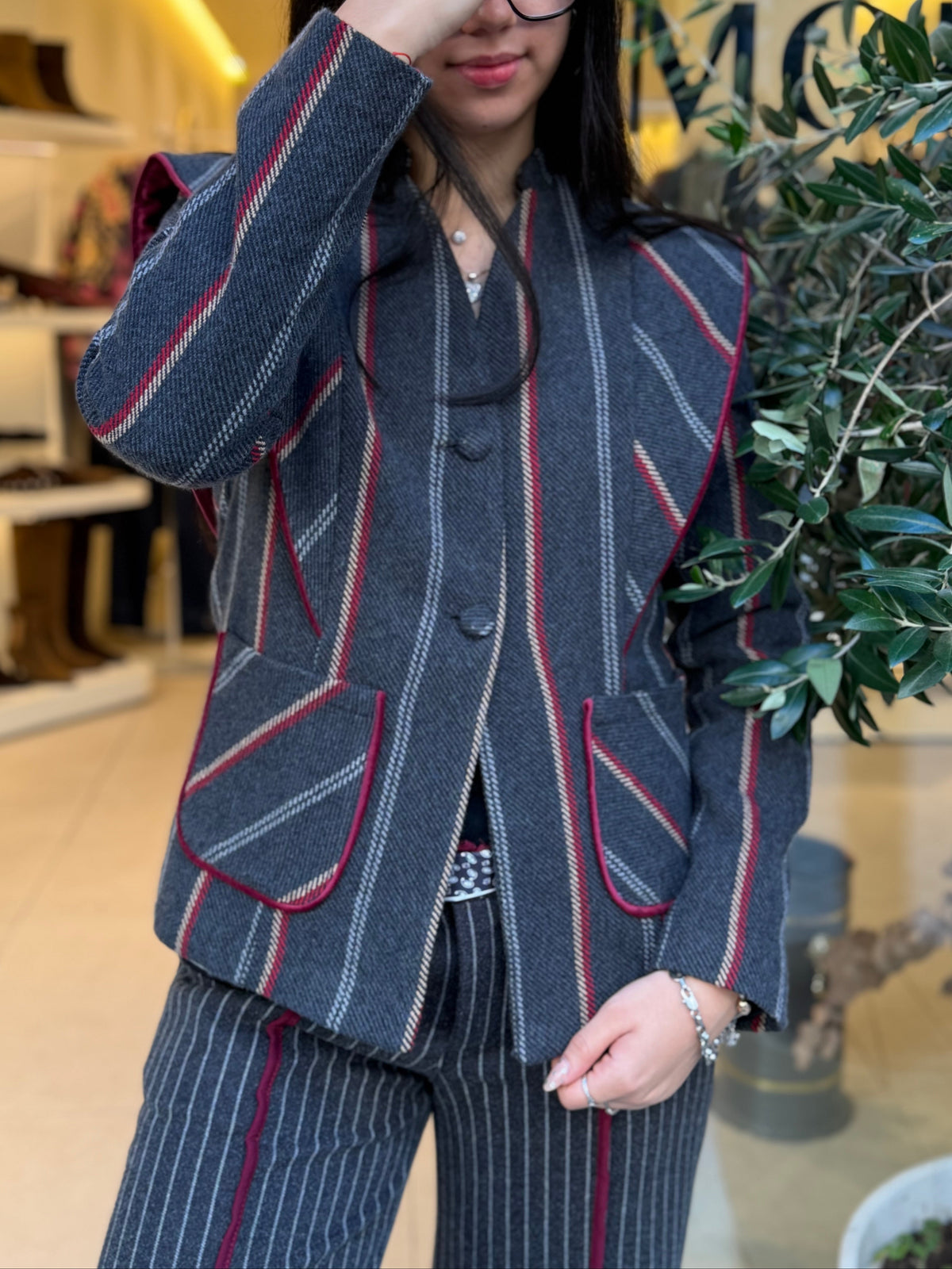 Chaqueta Sabrina Volante Raya