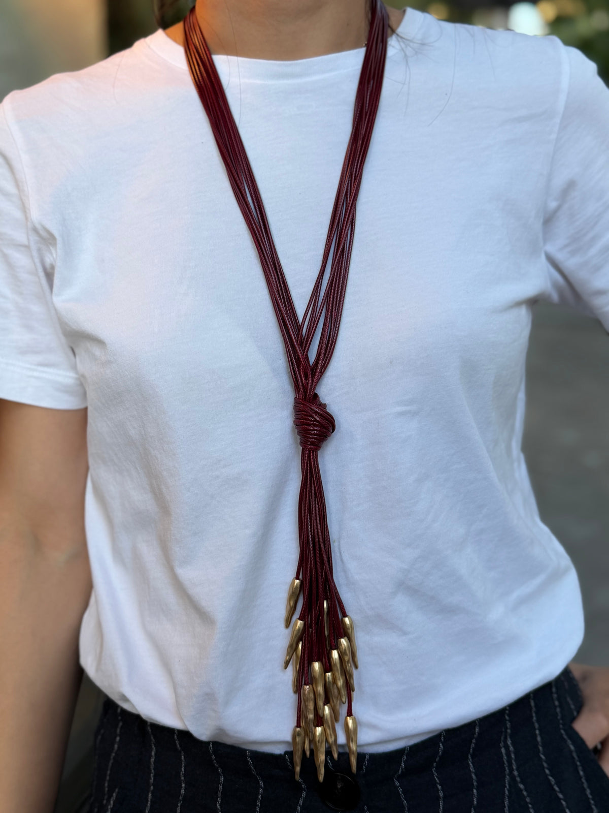 Collar Siena Granate