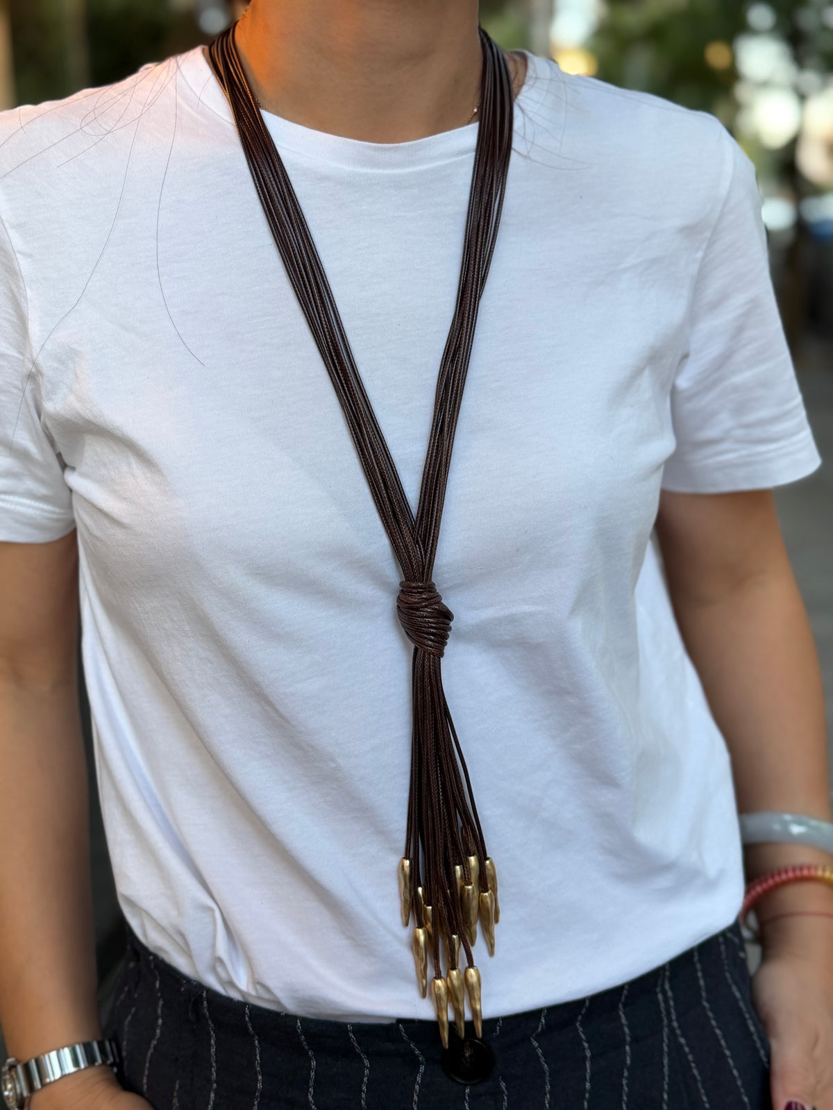 Collar Siena Marrón
