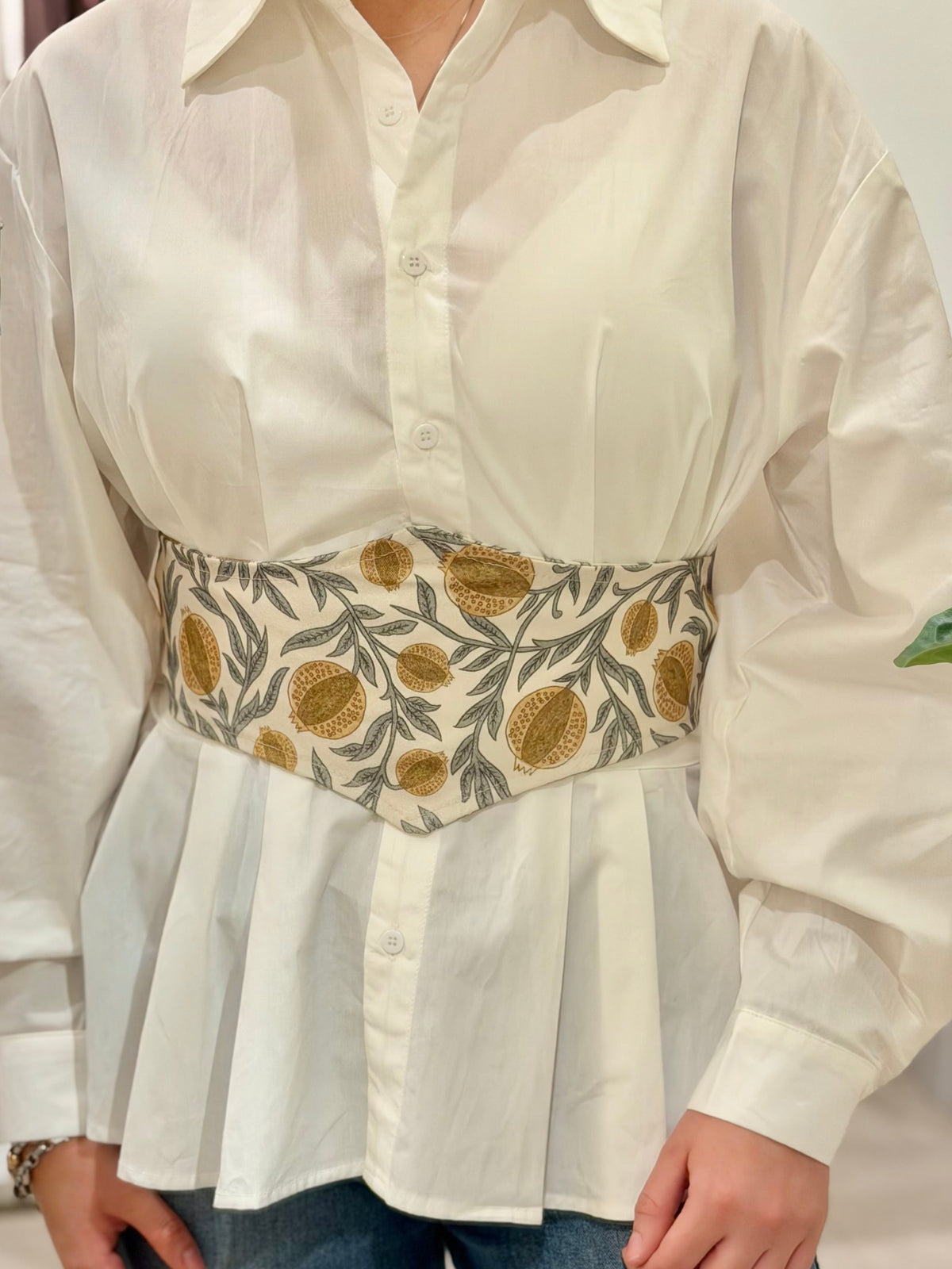 Fajín Estampado Amarillo